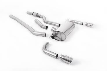 Preview: Milltek Sport Abgasanlage ab Kat für BMW 4 Serie F32 428i Coupé (Automatikgetriebe mit Anhängerkupplung, KEIN xDrive und nur N20 Motoren) (Variante: Polierte Endrohre)