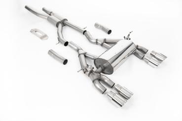 Preview: Milltek Sport Abgasanlage ab Kat für BMW 3 Serie F80 M3 M3 Competition & M3 CS Limousine (OPF Modelle) (Variante: Polierte Endrohre)