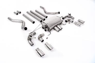 Preview: Milltek Sport Abgasanlage ab OPF für Land Rover Defender 110 5.0 V8 525PS (OPF und Non-OPF Modelle) (Variante: Polierte Endrohre)