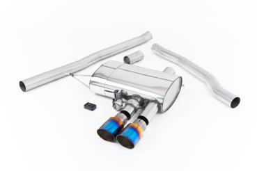 Preview: Milltek Sport Abgasanlage ab Kat für New Mini Mk3 (F56) Mini Cooper S 2.0 Turbo (UK und Europa Modelle & Vor LCI) (Variante: Burnt Titan Endrohre)