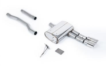 Preview: Milltek Sport ECE Abgasanlage ab Kat für New Mini Mk3 (F55) Mini Cooper S 2.0 Turbo - 5-Türer Hatch (UK und Europa Modelle) - LCI mit OPF (Variante: Polierte Endrohre)