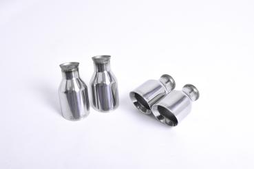 Preview: Milltek Sport Endrohre für Porsche Cayenne 958 Turbo 4.8 V8 (Vor-Facelift) (Variante: Polierte Endrohre)