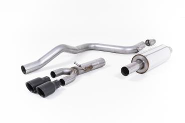 Preview: Milltek Sport ECE Abgasanlage ab Kat für Seat Leon FR 2.0 TDI 150 SC und 5-Türer (Schaltgetriebe und DSG) (Variante: Cerakote Schwarz Endrohre )