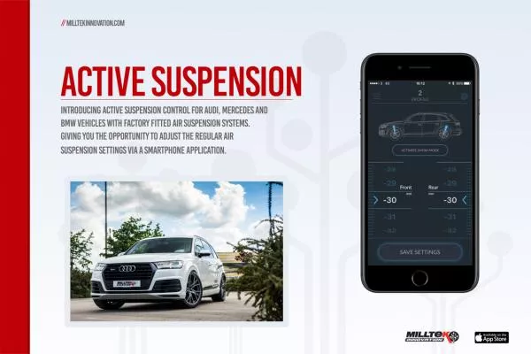 Milltek Sport Active Suspension Control für Audi RS7 C7 Sportback 4.0 V8 TFSI biturbo inc Performance Edition