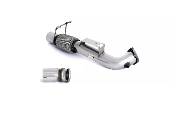 Milltek Sport Large Bore Downpipe und Katersatzrohr für Ford Focus Mk3 RS 2.3-Liter EcoBoost 4wd 5-Türer Hatchback