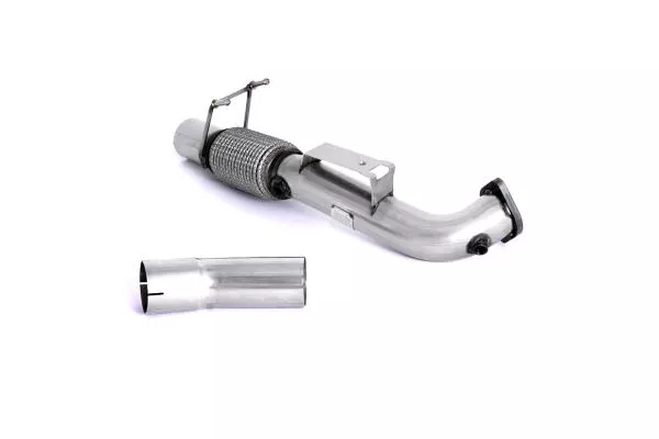 Milltek Sport Large Bore Downpipe und Katersatzrohr für Ford Focus Mk3 RS 2.3-Liter EcoBoost 4wd 5-Türer Hatchback