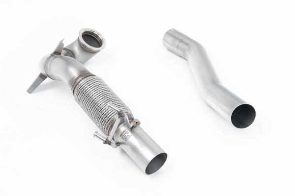 Milltek Sport Large Bore Downpipe und Katersatzrohr für Volkswagen Golf MK7 GTi (Inklusive GTi Performance Pack Clubsport & Clubsport S Modelle)