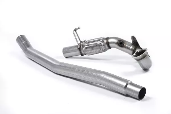 Milltek Sport Large Bore Downpipe und Katersatzrohr für Volkswagen Golf MK7 GTi (Inklusive GTi Performance Pack Clubsport & Clubsport S Modelle)