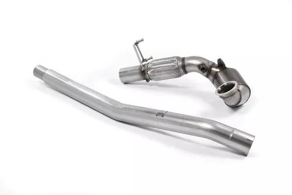 Milltek Sport Downpipe mit Racing Kat für Volkswagen Golf MK7.5 GTi (Performance Pack Modelle & Non OPF)