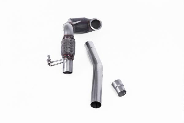 Milltek Sport Downpipe mit Racing Kat für Volkswagen Polo GTI 2.0 TSI (AW - 5-Türer) - Non OPF Modelle