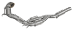 HJS ECE Downpipe für Audi S3 IV / Cupra Formentor / Skoda Kodiaq RS / VW Golf VIII R (2.0 - Euro 6d - OPF)